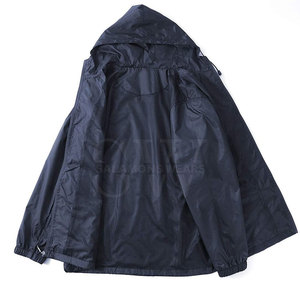 Sudaderas con capucha cortavientos elegantes para hombre, con cremallera completa, ligeras, ideales para correr, entrenar, hacer senderismo y aventuras de fin de semana. - Product Image 3
