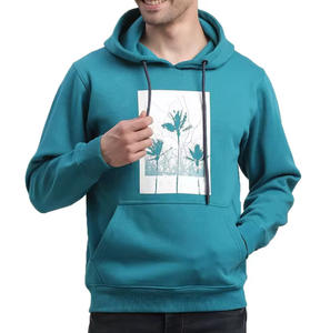 Sudadera con Capucha Personalizada de Algodón 100% Bordada con Impresión Digital para Hombre, Estilo Urbano Informal de Invierno, Gran Venta - Product Image 1