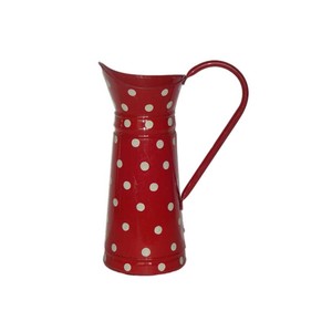 Pichet en métal fait main personnalisé pour centre de table de mariage, décoration florale et présentation rustique de style ferme - Product Image 1