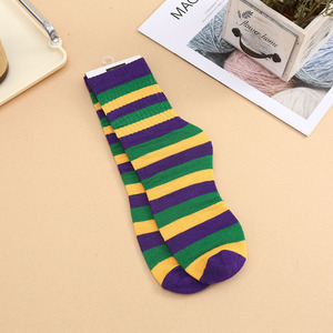 Women Crew Socks Cotton Breathable Jacquard Knitted Sports Yoga Comfortable Spring - Product Image 4