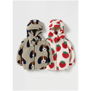 Chaqueta de Forro Polar Reversible OZKIZ para Niños de 2 a 6 Años, Moda Infantil de Invierno, Venta al Por Mayor - Product Image 1