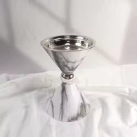 Brûleur d'encens élégant en résine époxy et bois de santal, design moderne et antique, forme carrée, pour la maison, le bureau, cadeau festif Ramadan Aïd, finition polie