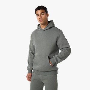 2025 Men's Winter Heavyweight Breathable <b>Tracksuit</b> Set Solid Print SweatSuit Drawstring Waistband Plus Size Running Sports - Product Image 1