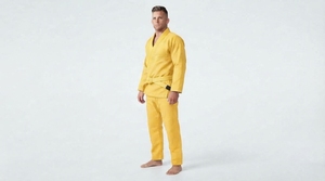 <b>Men</b> Martial Arts Practice Uniform Long Sleeve Training <b>Jacket</b> With Matching Pants Set - Product Image 6