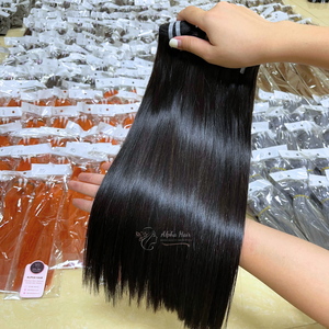 18 pulgadas 12A alto grado brillante calidad superior hueso recto extensiones de cabello vietnamita cutícula alineada peluca frontal cabello humano - Product Image 2