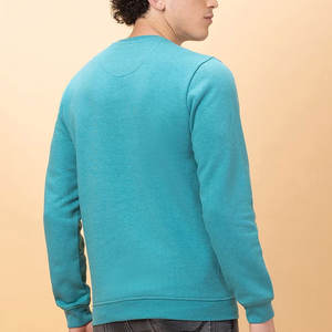 Sweat-shirt streetwear personnalisé pour homme en molleton de coton épais, coupe ajustée, col rond, motif graphique, faible MOQ, vente en gros de vêtements - Product Image 2