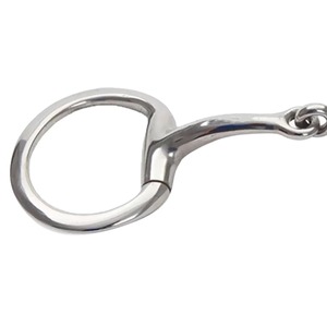 บริการผลิตตามสั่ง (OEM) บิตม้าแบบ Snaffle พร้อมโลโก้ บิตแบบปรับได้สองข้อต่อ บิตขนาดใหญ่พิเศษสำหรับฝึกขี่ม้าแบบตะวันตก - Product Image 5