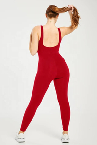 Women Seamless Yoga <b>Jumpsuit</b> Gymwear Fitness Compression Leggings Scrunch Butt <b>Workout</b> Custom Activewear High Waist - Product Image 3