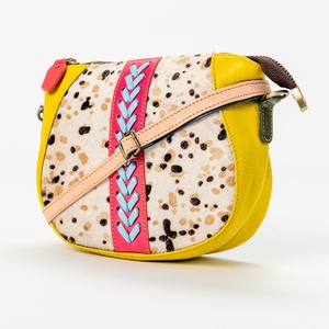 Women's Casual Fashionable Cowhide Leather shoulder <b>bag</b> Large Capacity Summer Vintage <b>Patchwork</b> Special Pattern Messenger <b>Bag</b> - Product Image 1