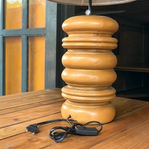 Solid Teak Wood Table Lamp for Hotel Resort Villa Apartment Guest Room Hospitality Interior <b>Decorative</b> <b>Lighting</b> OEM Manufacturer - Product Image 4