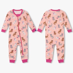 Ropa de bebé de algodón al por mayor a bajo precio, peleles, pijamas, ropa para recién nacidos con cierre de cremallera para niño y niña, hecha en Bangladesh. - Product Image 6