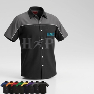 Chemise de course F1, logo personnalisé, personnalisation du matériau, vêtements de piste, impression, karting, uniforme d'équipe sportive, chemises de mécanicien pour hommes - Product Image 5