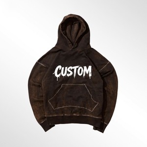 Factory <b>Direct</b> Blank Pullover Sweatshirt Cotton Hoodie Screen Print Ready Wholesale Supply - Product Image 6