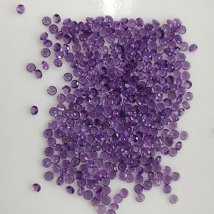Ametista Africana Natural Púrpura, Corte Brillante Redondo de 2.5MM, Gemas Sueltas de la Mejor Calidad, Gemas de Montaña Roja para Joyería - Product Image 3