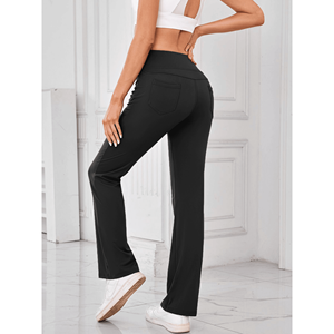 Pantalones de Cintura Alta para Mujer con Bolsillos Prácticos, Pantalones Cómodos - Product Image 5