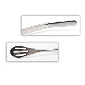 Paton Instrumentos Quirúrgicos Manuales de Alta Calidad, Cuchara de Doble Extremo en Forma de Lágrima de 6mm con Tres Aberturas Largas, de Blush Surgical - Product Image 3