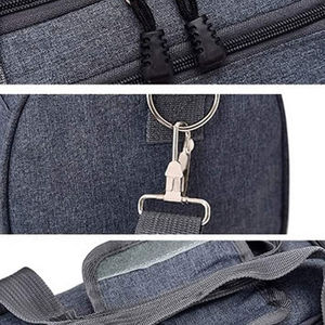 Sac de sport et de voyage unisexe en toile vintage, grande capacité, extensible, durable, à bandoulière, faible MOQ - Product Image 4