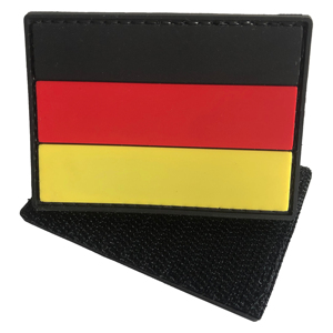 Custom Color Printed PVC <b>Rubber</b> Patch 3D Embossed Design for Fashion Clothing Caps Shoes Bags-Waterproof Flexible Lightweight - Product Image 1