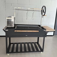 Barbecue portable au charbon de bois pour l'extérieur, mini barbecue de table pour balcon, jardin, camping
