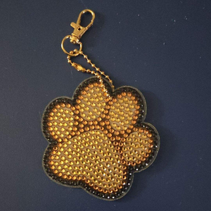 Trendy Woven Seed Beads Embroidery <b>Bag</b> Charms with Artistic Design Handmade Beaded Light Keychain Color <b>Changing</b> Leather - Product Image 6