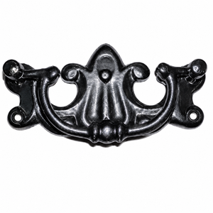 Antique Cast Iron Drop Handle for Cabinet Drawer Chest Cupboard Furniture | Vintage Decorative Pull Handle Hardware Replacements - Product Image 1