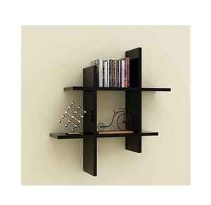 Rustic Live Edge Wooden Floating Shelf Elegant Wall Mount Solid Timber <b>Storage</b> Ledge Display <b>Rack</b> Trio for Living Room - Product Image 3