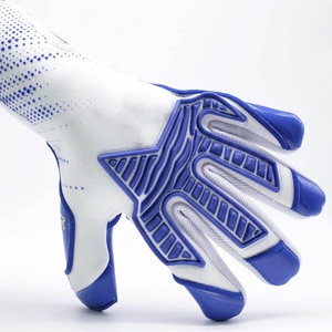 Gants de gardien de but professionnels de haute qualité Blue Eagle Sports, fermeture à boucle, antidérapants, en caoutchouc pour l'extérieur - Product Image 2