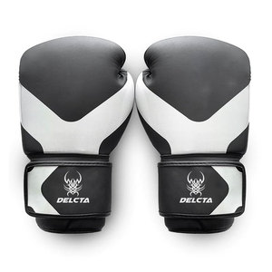 Gants de boxe en cuir véritable avec logo personnalisé, pour jeunes, à doigts entiers - Product Image 1
