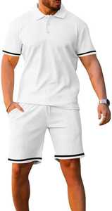Ensemble deux pièces polo et short pour homme, design personnalisé, dernière collection, vêtements d'été, fabricant de tenues courtes pour homme - Product Image 2