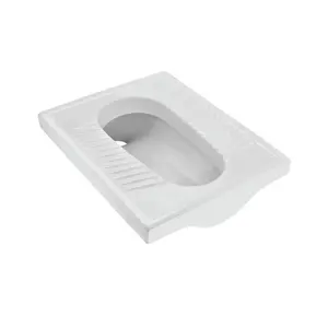 Orissa çömelme tuvalet Pan boyutu % 100% seramik malzeme Squat Pan tuvalet toplu alıcılar için