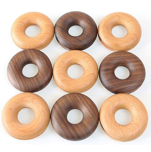 Clips de scellage ronds réutilisables avec logo personnalisé, 2 couleurs différentes, pour sceller les sachets de collations et les pochettes alimentaires, scelleur de sacs alimentaires en bois - Product Image 5