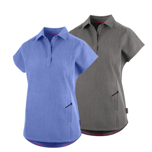 SAOMAI FMF Fábricas ODM/OEM Uniforme médico Uniforme Set Top Enfermera Hospital Camisa Estilo deportivo Tallas grandes Opciones Transpirable - Product Image 1