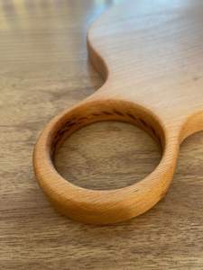 Tabla de Cortar Rectangular de Madera Natural Hecha a Mano, 1.3 cm de Grosor, Apta para Lavavajillas, No Tóxica, para Uso en el Hogar y Restaurantes - Product Image 3