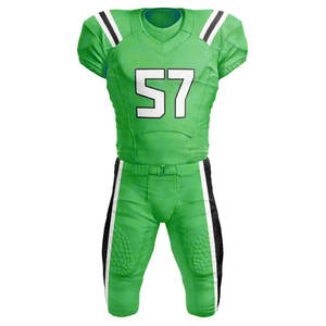 Ensemble de maillot de football américain avec pantalon assorti, respirant, anti-humidité, uniforme sportif de performance athlétique - Product Image 6