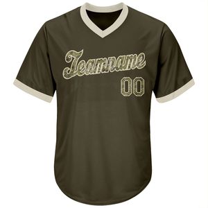 Maillot de baseball personnalisé à col en V pour homme, manches courtes, sublimation du nom de l'équipe, tissu polyester respirant, vêtements de sport - Product Image 1
