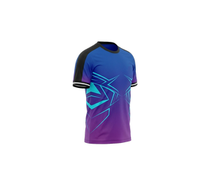 เสื้อยืดคอกลมแขนสั้นพิมพ์ลายทั้งตัว ผ้าโพลีเอสเตอร์ ระบายอากาศได้ดี น้ำหนักเบา สปอร์ต 210 กรัม เสื้อกีฬาออกกำลังกายสำหรับผู้ชาย - Product Image 3