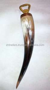 Abridor de Botellas Vintage Pulido e Impermeable con Mango de Cuerno de Búfalo Natural y Diseño de Cabeza de Animal para Bar y Cocina - Product Image 5