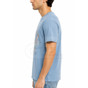 Camiseta Premium con Estampado Reflectante para Hombre, Cuello Redondo, Algodón Suave, Estilo Urbano, Casual, Verano, Moda, Ajuste Cómodo - Product Image 5