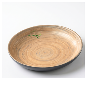 Platos de Bambú Vietnamitas para Servir - Ecológicos, Biodegradables y Duraderos para Uso Sostenible en Fiestas - Product Image 1