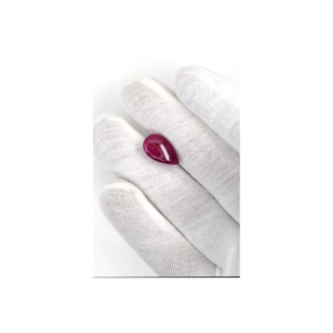 Rubíes cabujón naturales de Bangkok en forma de pera de 10.54 quilates, gema de rubí suelta para la fabricación de joyas, lista para usar - Product Image 1