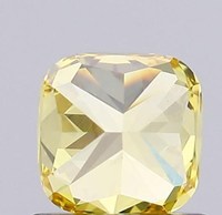 Diamante Suelto de 5.00 Quilates, Corte Cojín, Claridad VS1, Color Amarillo Intenso, Certificado IGI, Diamante Cultivado en Laboratorio, Joyería de Anillo de Diamantes