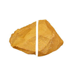 Matériaux de pierres précieuses de haute qualité, serre-livres en jaspe jaune, pierre naturelle brute, minéraux, cristal pour décoration, vente en gros - Product Image 6