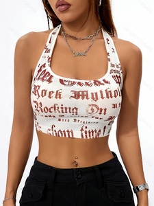 Sujetador deportivo de yoga de algodón para mujer, diseño personalizado, transpirable, para entrenamiento y gimnasio, tallas grandes, espalda cruzada, logo frontal, soporte medio, tipo crop top - Product Image 6
