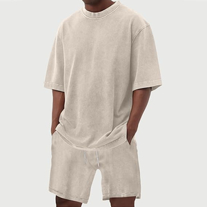T-shirt d'occasion en pur coton à manches courtes, imprimé flocon de neige, style américain délavé, coupe ample pour homme - Product Image 6