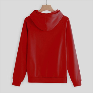 Ensemble deux pièces pour femme : sweat à capuche zippé et pantalon de jogging, couleur unie, respirant, tricoté, tenue décontractée pour l'automne - Product Image 3