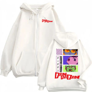Sweat-shirt à capuche Anime japonais pour hommes et femmes, vêtements à la mode, sweat-shirt à fermeture éclair, pulls en polaire de haute qualité - Product Image 4