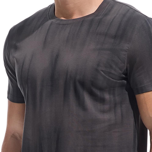 Wholesale 100% Cotton Digital Print <b>V</b>-neck Regular <b>Fit</b> Men's T Shirts with OEM Service and Eco-Friendly Features at Cheap Price - Product Image 6