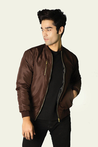 Chaqueta Bomber Formal de Invierno para Hombre, Talla Grande, con Logotipo Personalizado, 100% Nailon, Cuello Alto, Logotipo en la Parte Delantera - Product Image 6