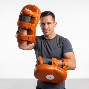 Cibles de boxe en cuir de vachette orange, durables, pour toutes les saisons, équipement d'entraînement - Product Image 3