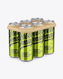 Porta latas de cerveza de pulpa moldeada de alta resistencia, para 6 latas, reciclable, portador de bebidas de fibra sin blanquear, para bandejas de cervecería - Product Image 1